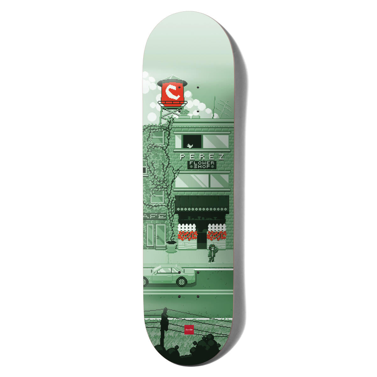 Chocolate Perez Pixel City 8.4" Skateboard Deck