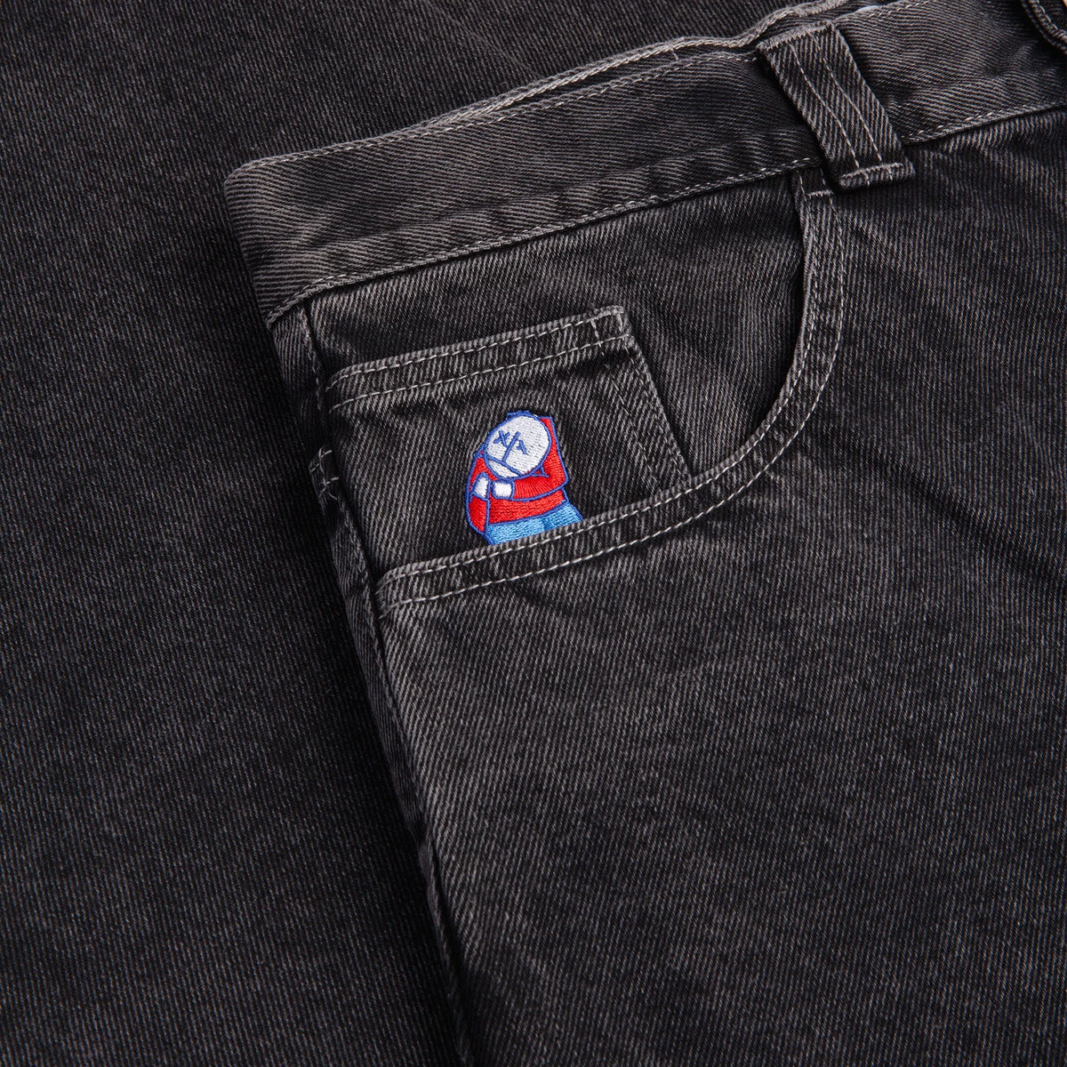 Polar Big Boy Silver Black OG Pants – Long Beach Skate Co