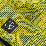 Polar Lines Merino Chartreuse/Army Green Beanie