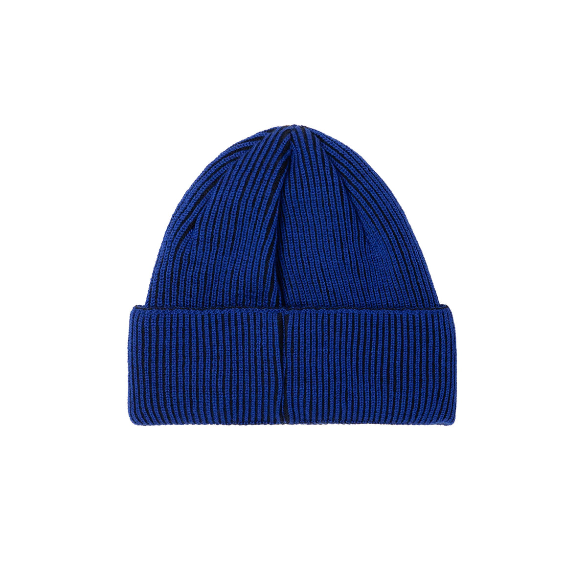 Polar Lines Merino Egyptian Blue/Black Beanie