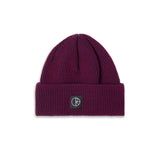 Polar Lines Merino Wine/Navy Beanie