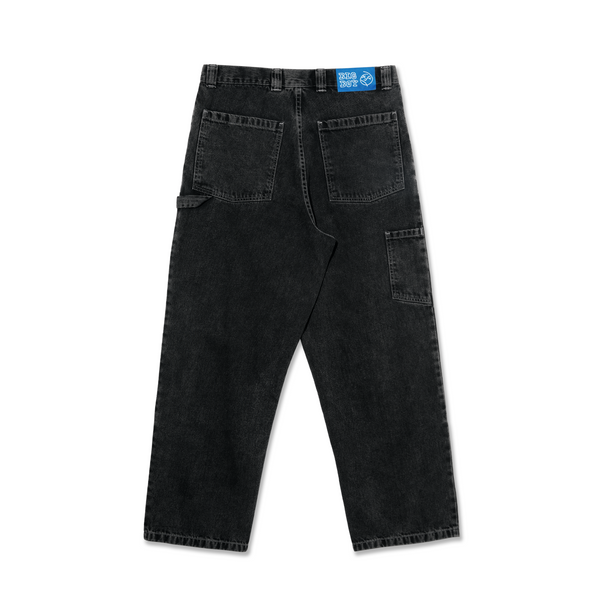 Polar Big Boy Work Knee Silver Black Jeans – Long Beach Skate Co