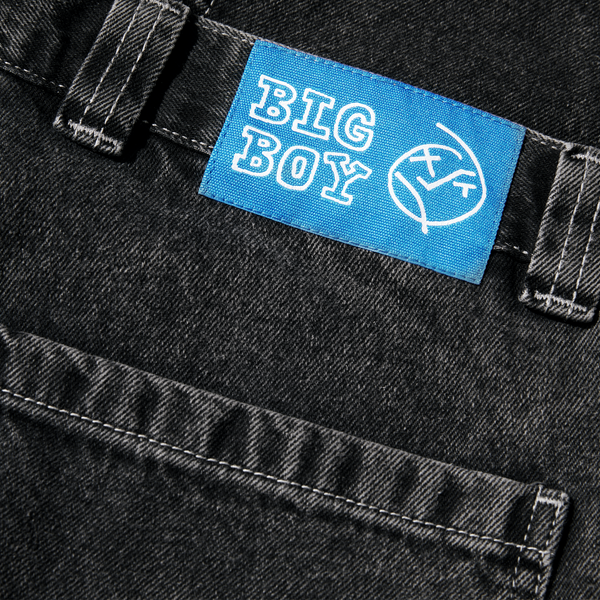 Polar Big Boy Work Knee Silver Black Jeans – Long Beach Skate Co