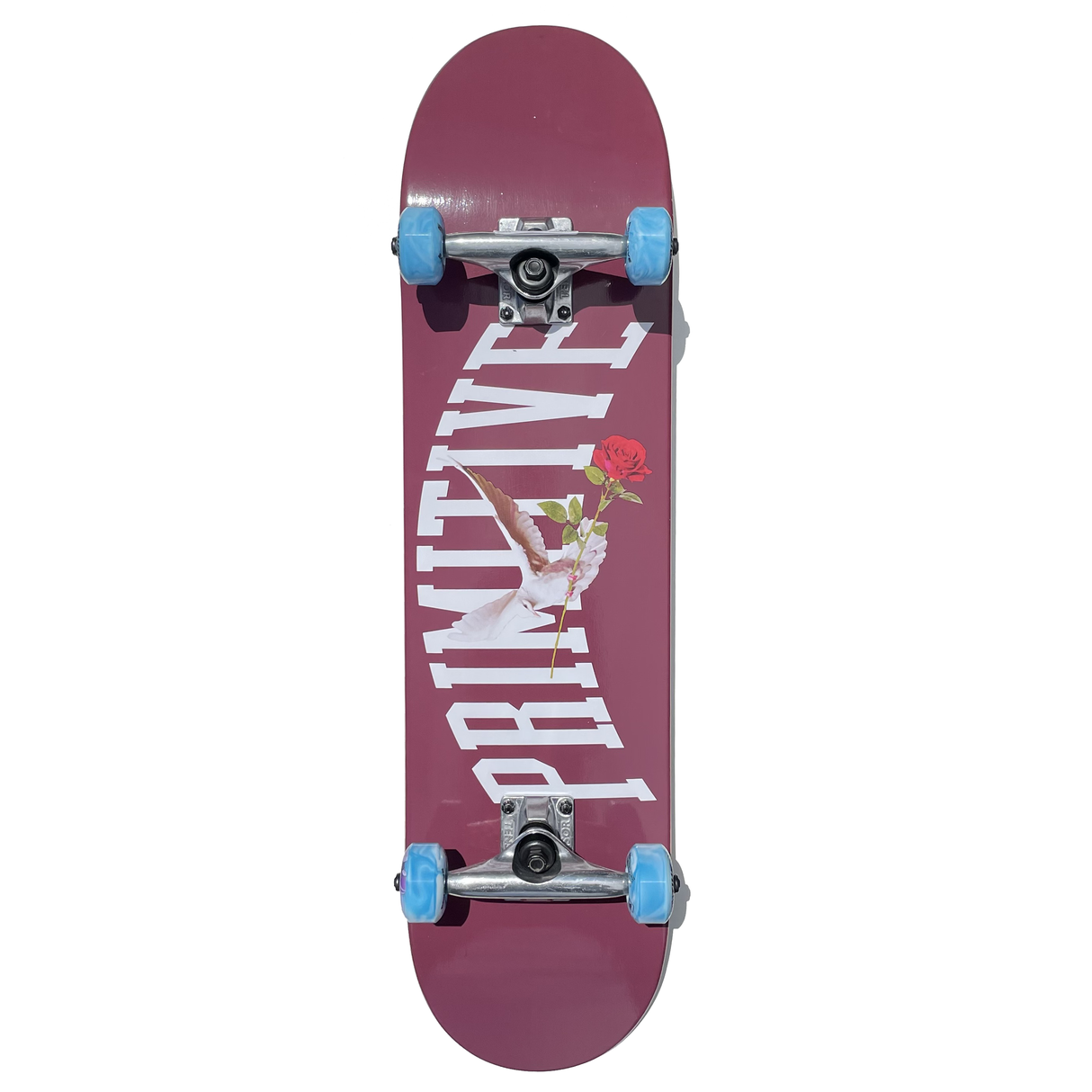 Primitive Messenger Burgundy 7.75" Skateboard Complete