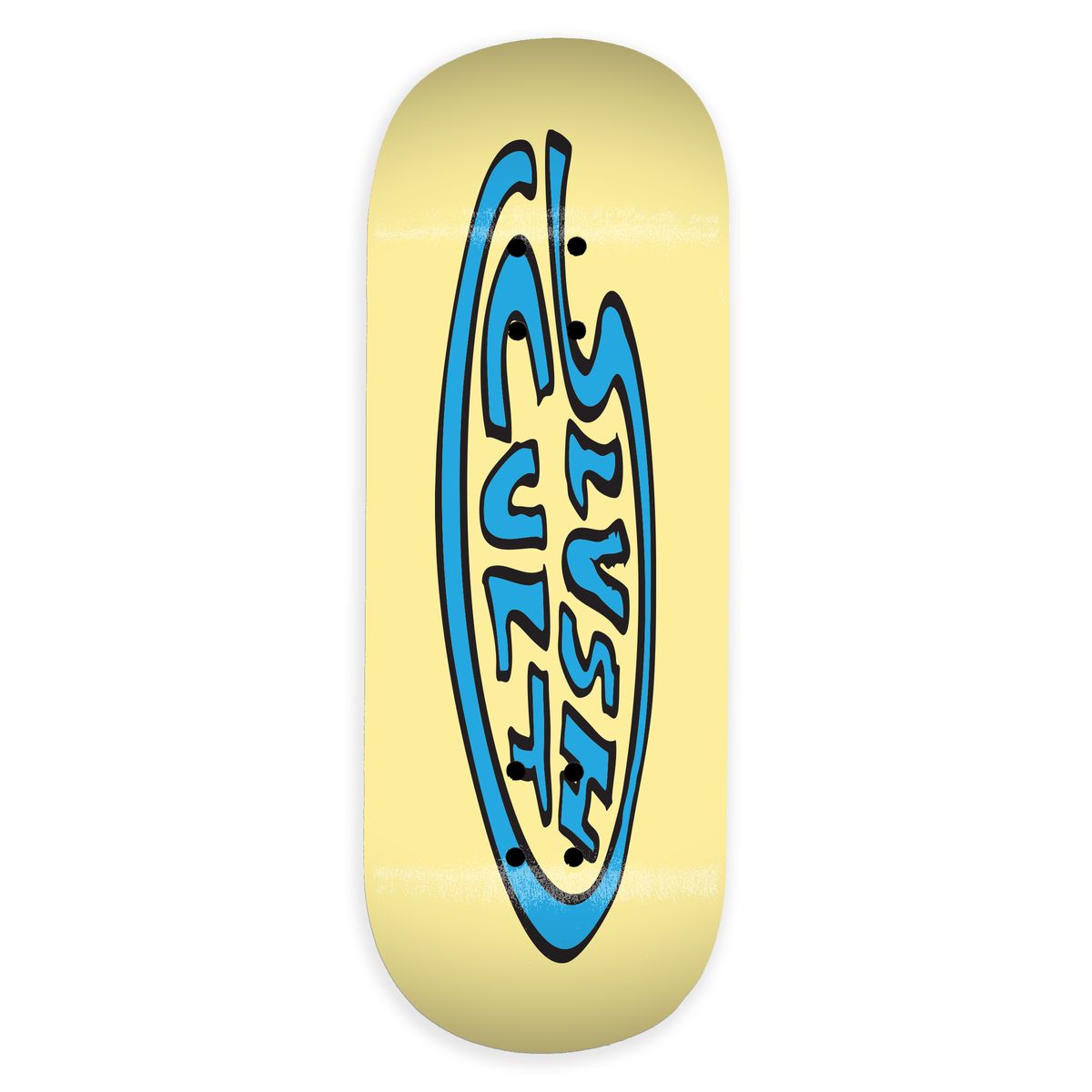 Slushcult Oval Pro Deck Cream Fingerboard Skateboard