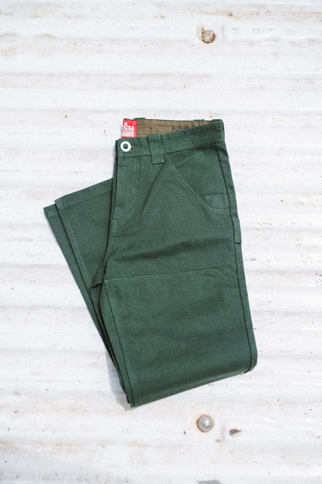 Seager x Coors Banquet Bison Double Knee Pine Green Pants