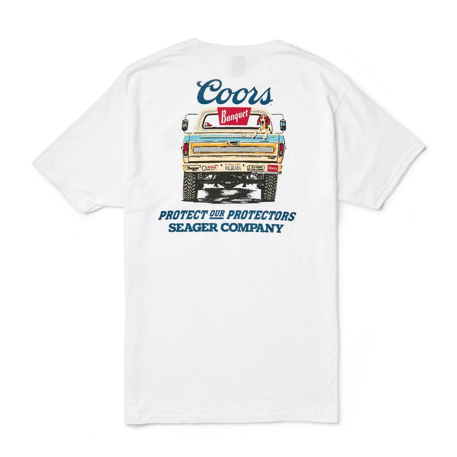 Seager x Coors Banquet Bumper White S/s Shirt