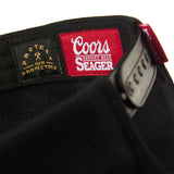 Seager x Coors Banquet Brave Black Snapback Hat