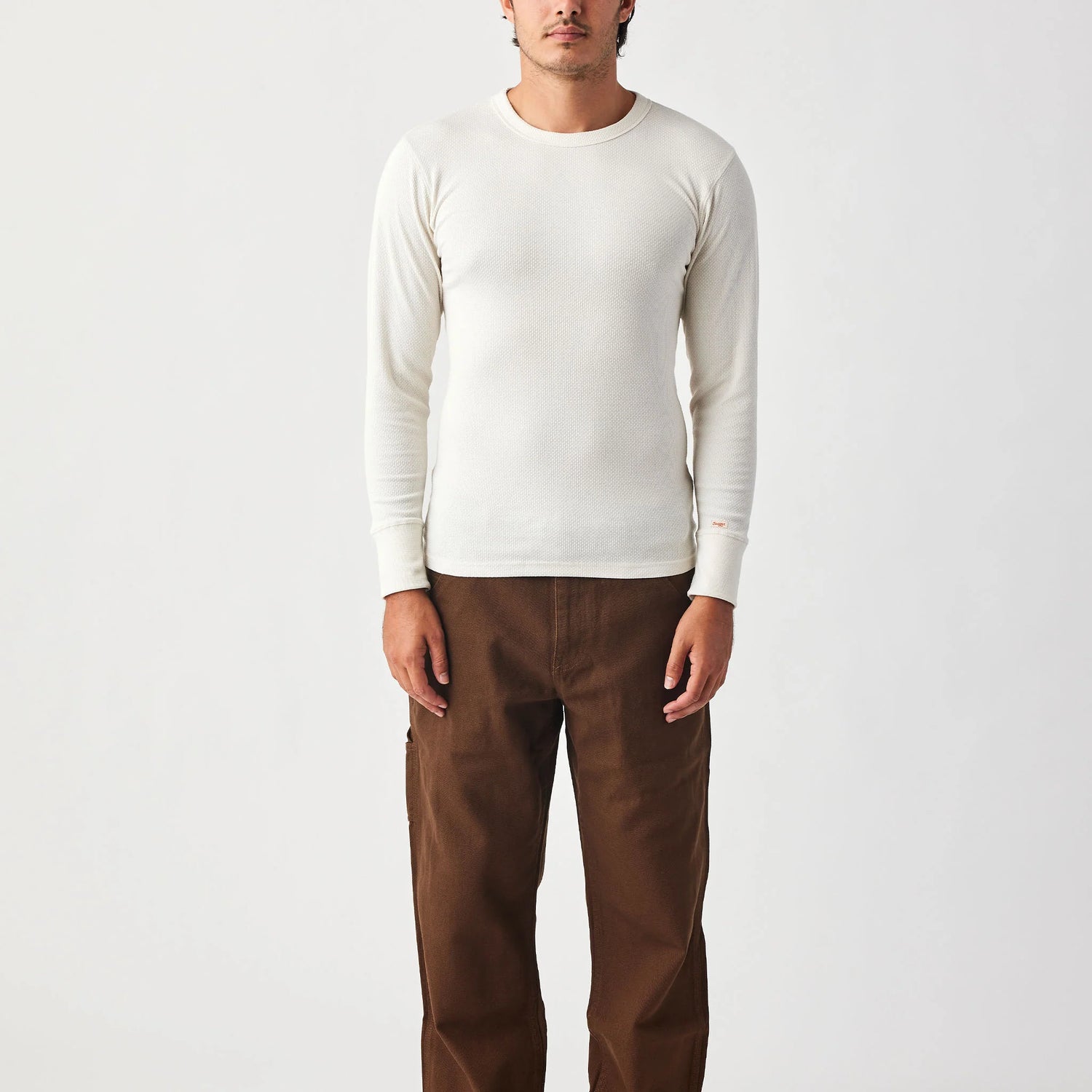 Seager Dozer Base Layer Thermal White L/s Shirt