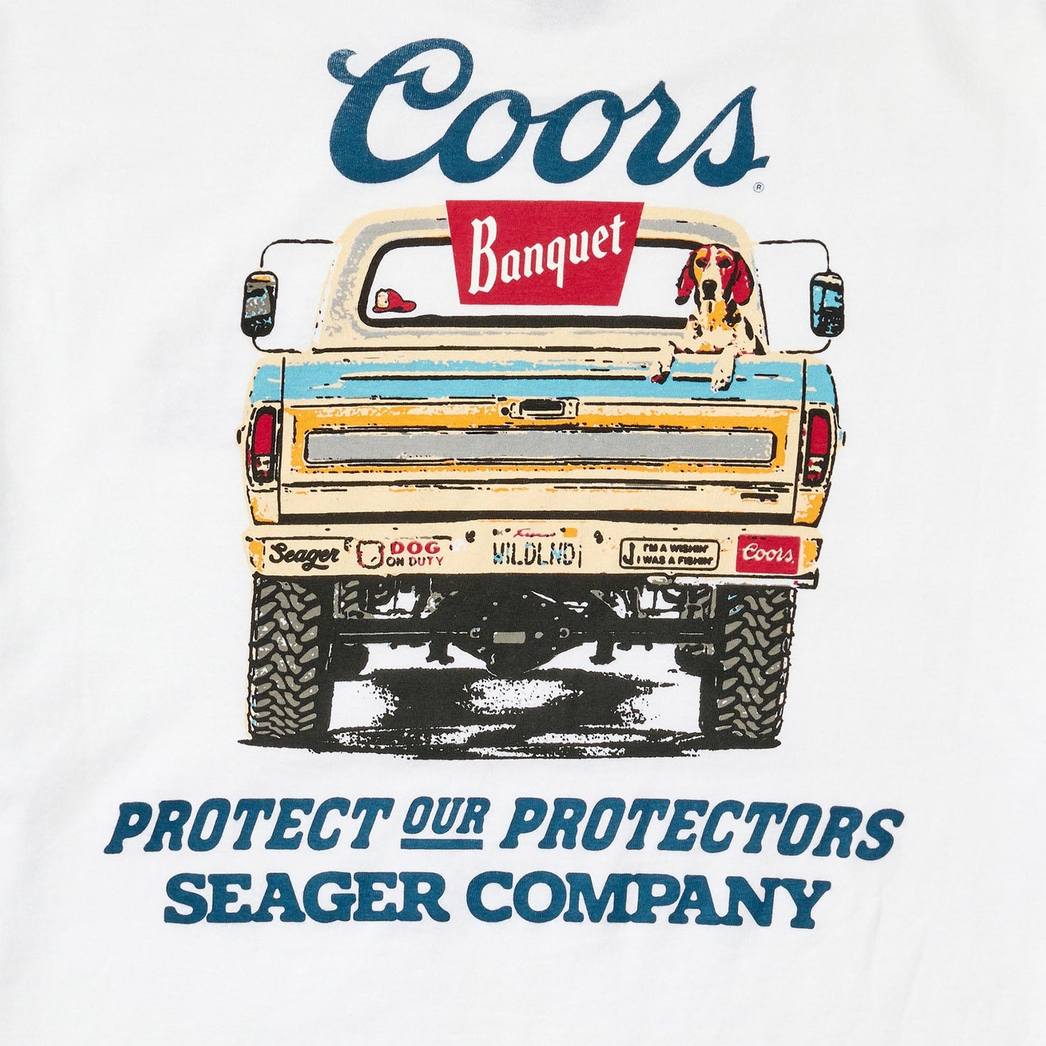 Seager x Coors Banquet Bumper White S/s Shirt