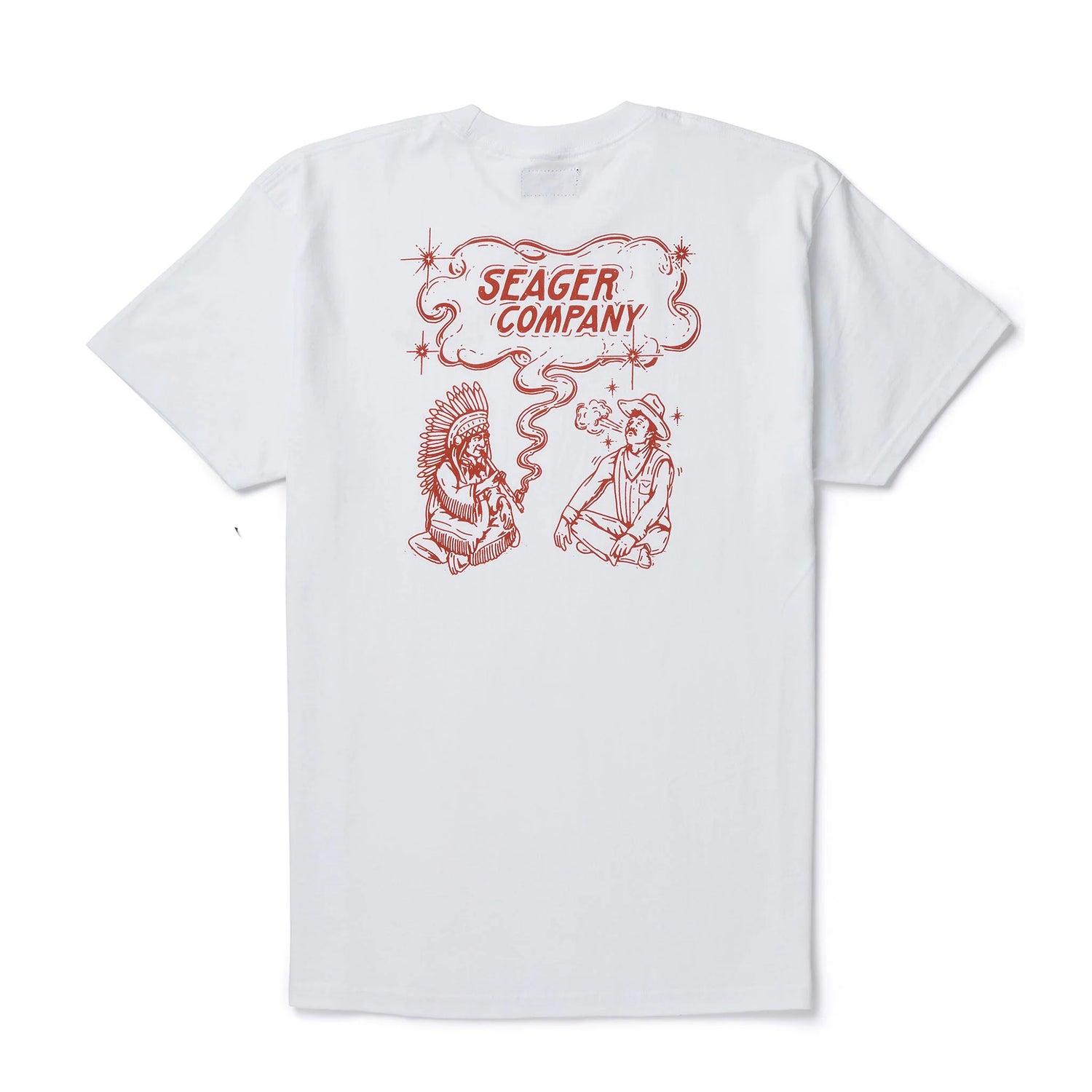 Seager Peace Vintage White S/s Shirt