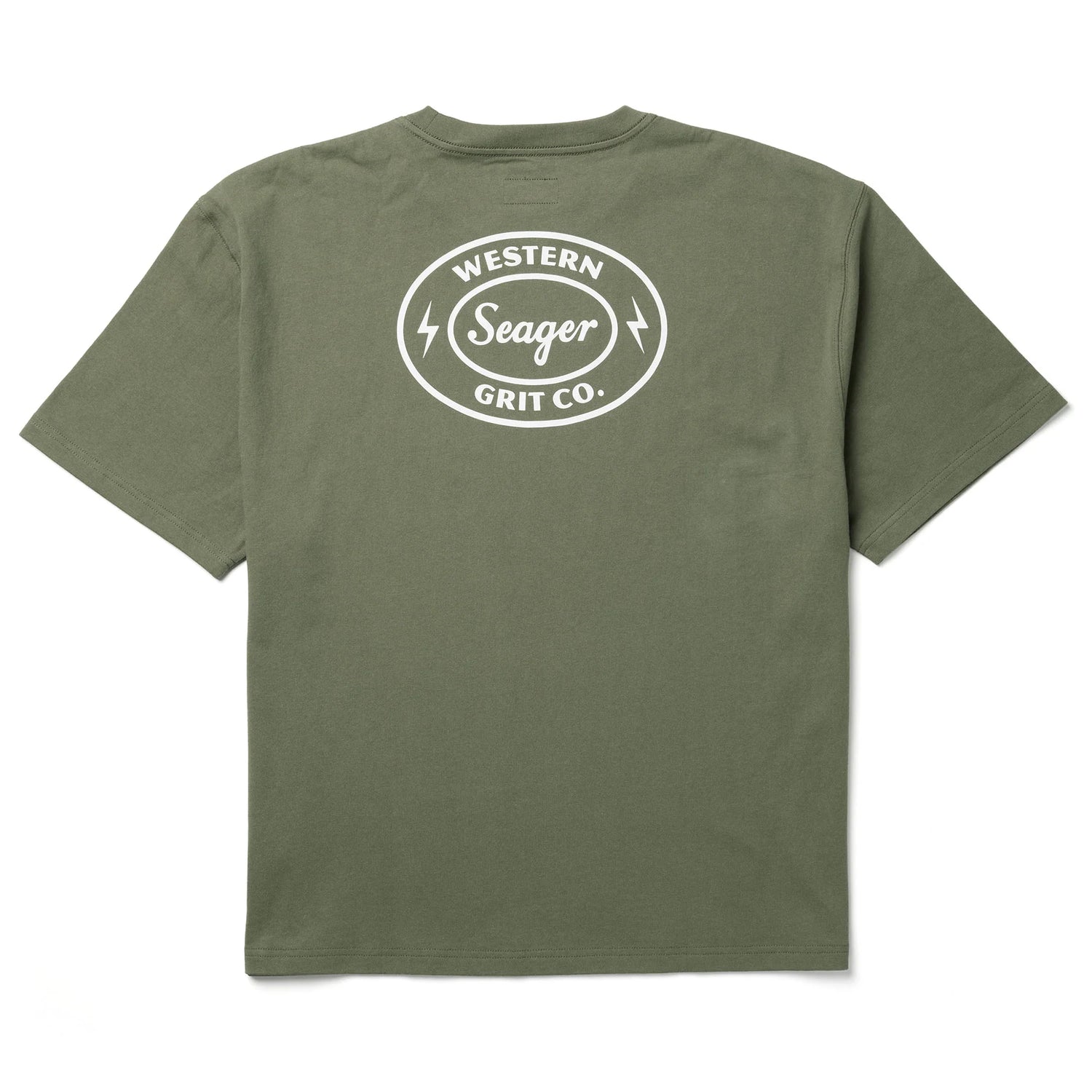Seager Ford Burl Military Green S/s Shirt