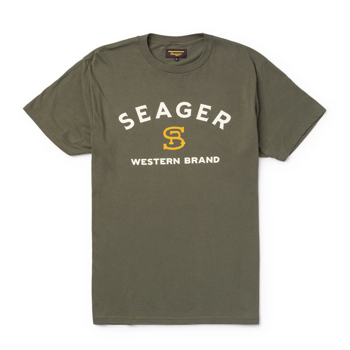 Seager Branded Green S/s Shirt
