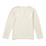 Seager Sawpit Vintage White Henley L/s Thermal Shirt