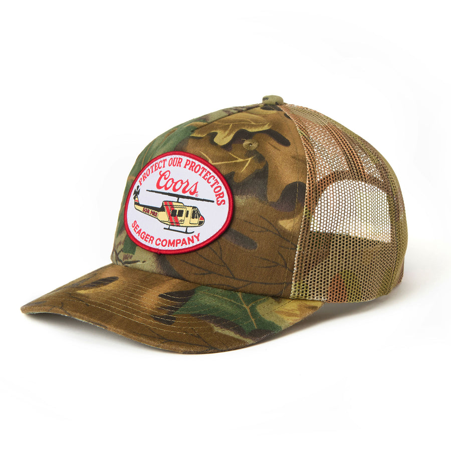 Seager x Coors Banquet Helo Camo Snapback Trucker Hat
