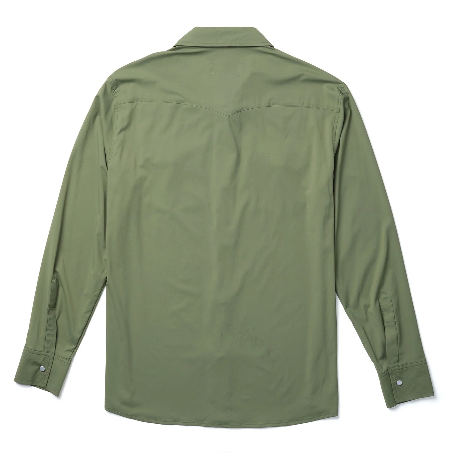 Seager El Ranchero Military Green Button Up L/s Shirt