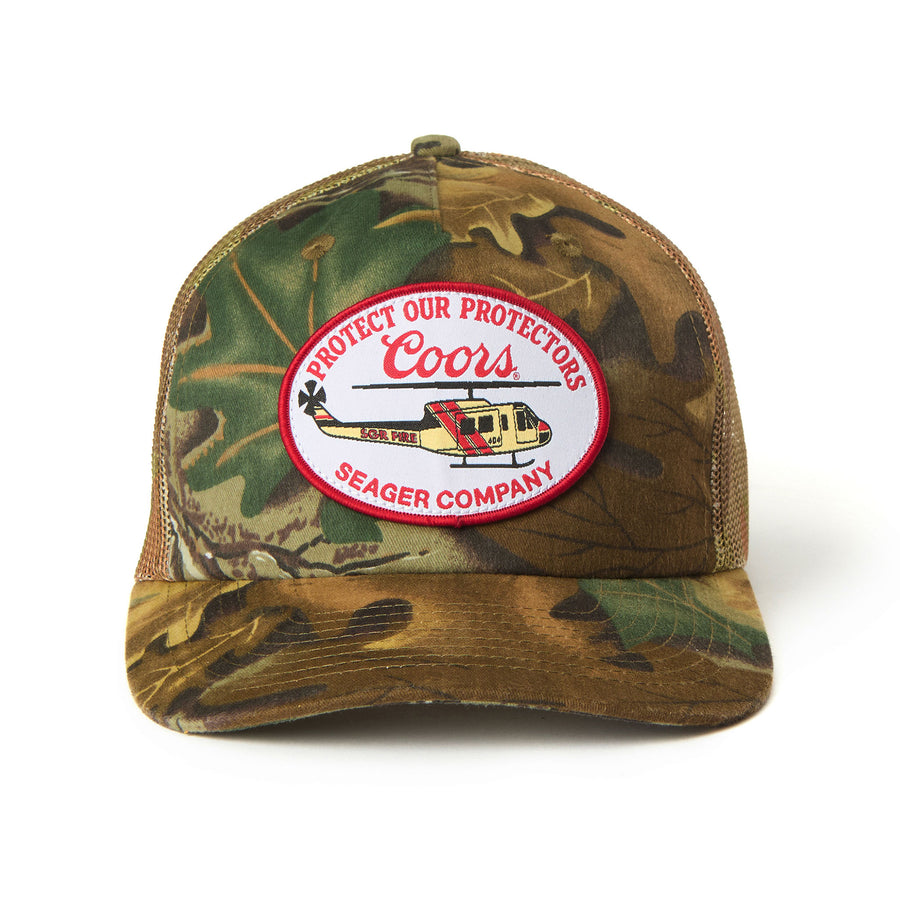 Seager x Coors Banquet Helo Camo Snapback Trucker Hat