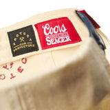Seager x Coors Banquet P.O.P. Cream Navy Snapback