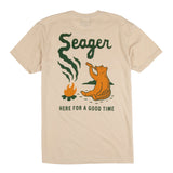 Seager Smokey Cream S/s Shirt