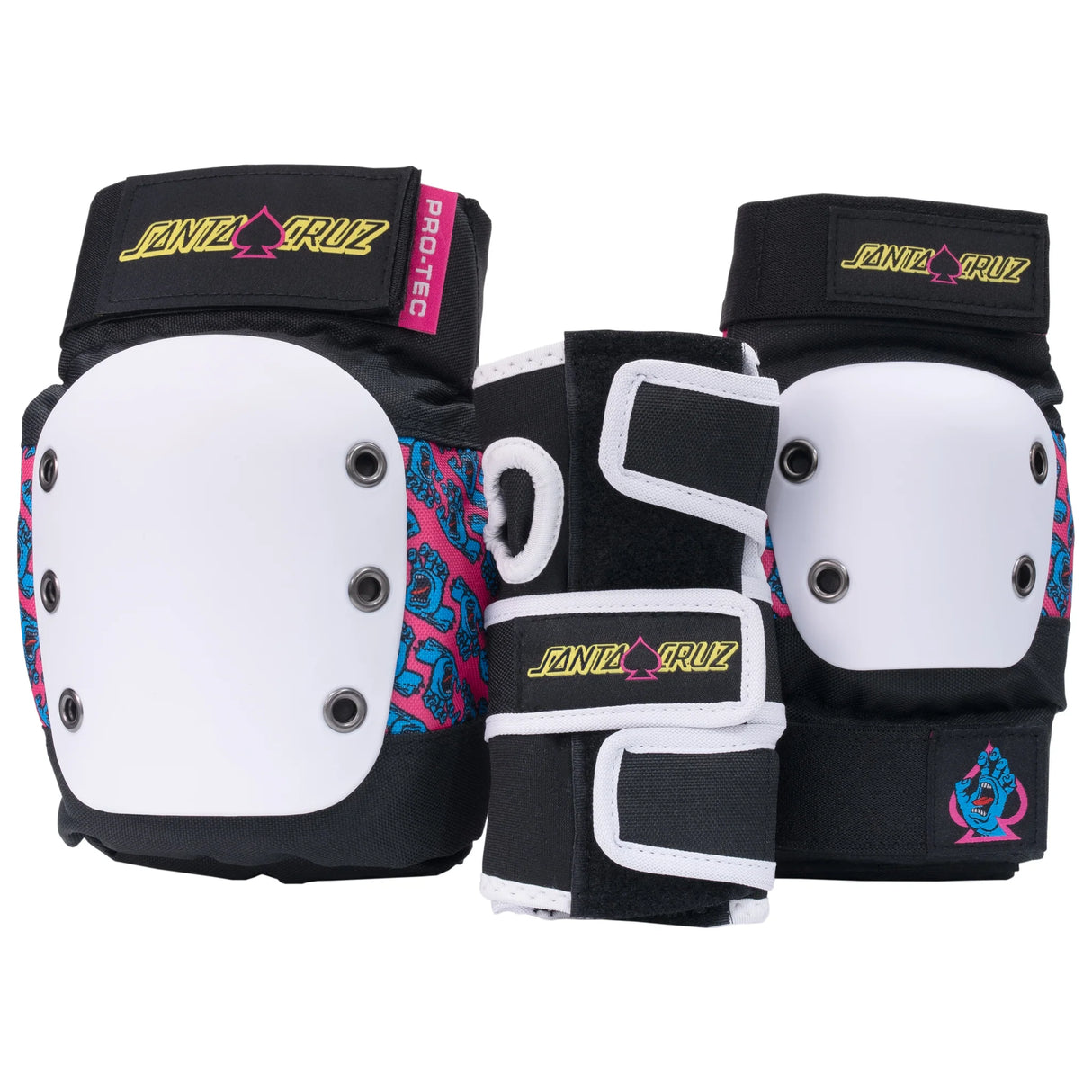 Pro-Tec X Santa Cruz Street Adult 3-pack Set of Pads