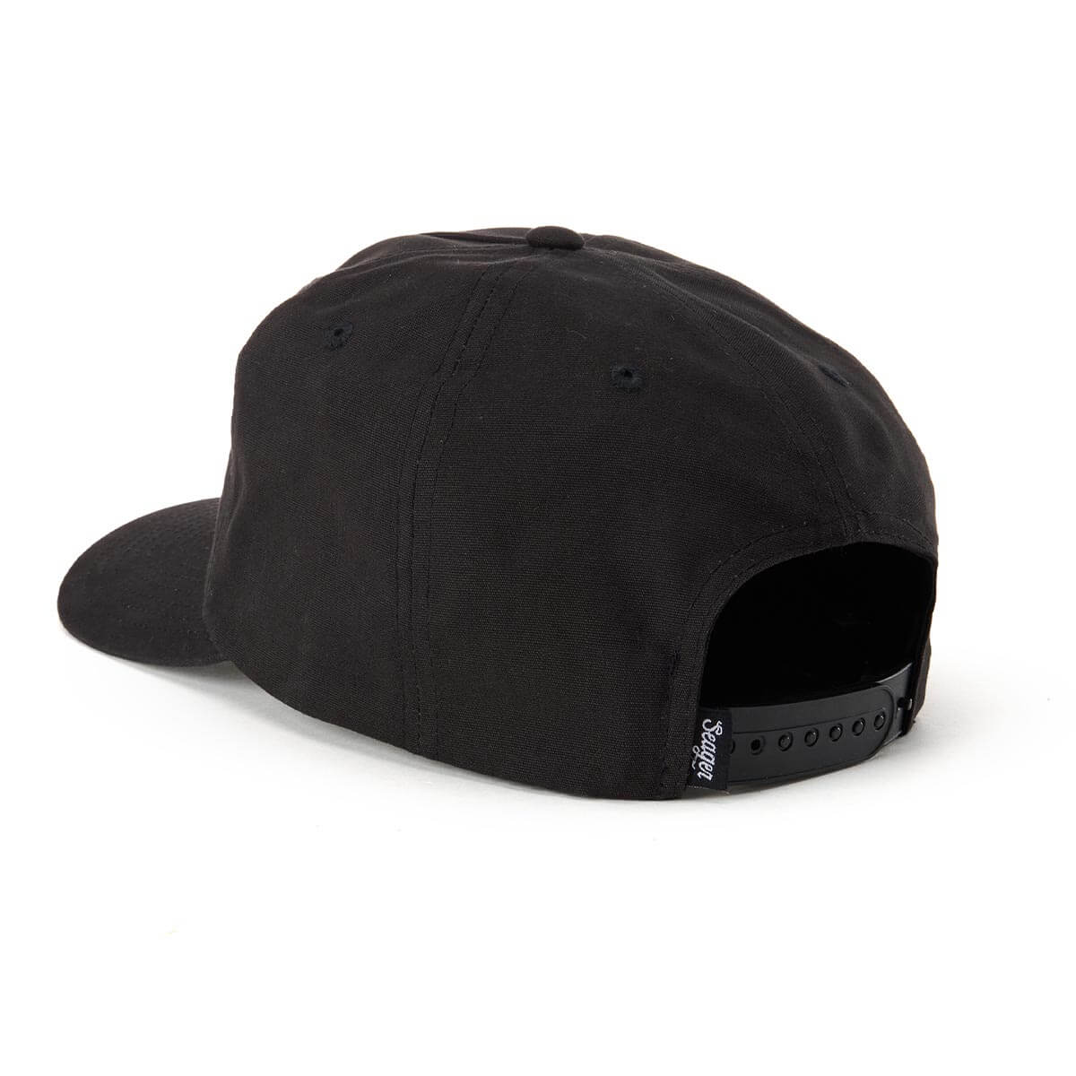 Seager Quality Black Snapback Hat