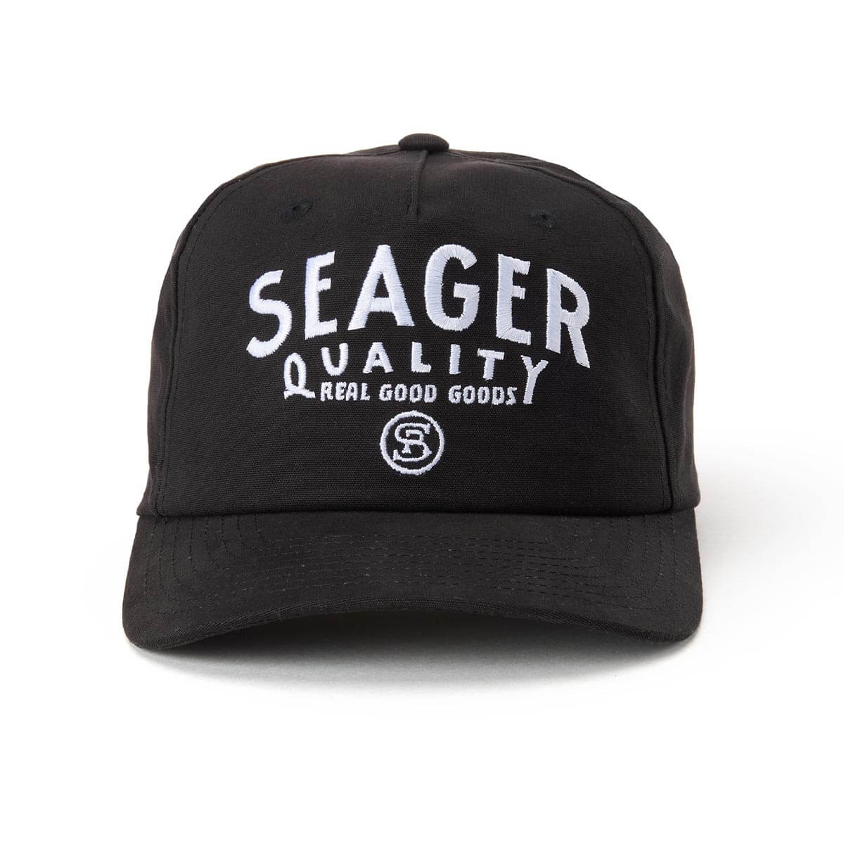 Seager Quality Black Snapback Hat