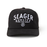 Seager Quality Black Snapback Hat
