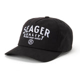 Seager Quality Black Snapback Hat
