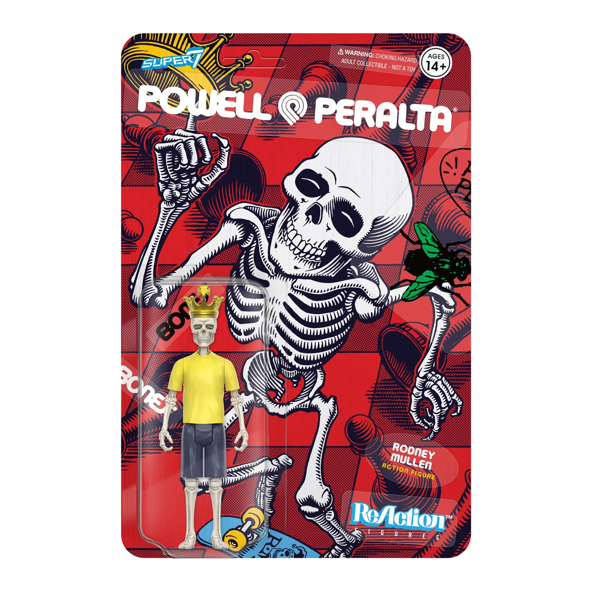 Super 7 Powell Peralta Rodney Mullen Wave 2 ReAction Figure – Long