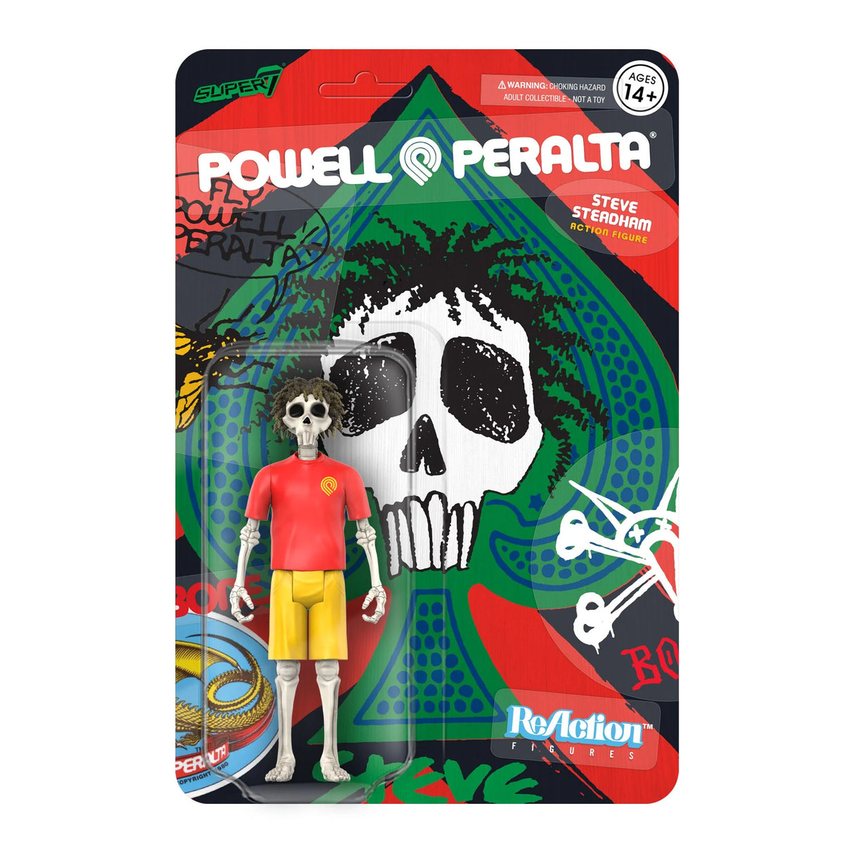 Super 7 Powell Peralta Steve Steadham Wave 3 ReAction Figure