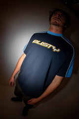 Rusty Straight Shooter Navy Blue Regatta Tee S/s Shirt