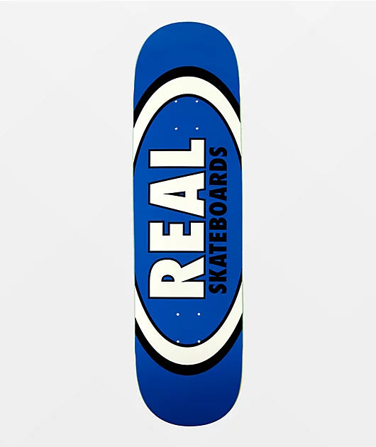 Real Team Classic Oval Blue 8.5" Skateboard Deck