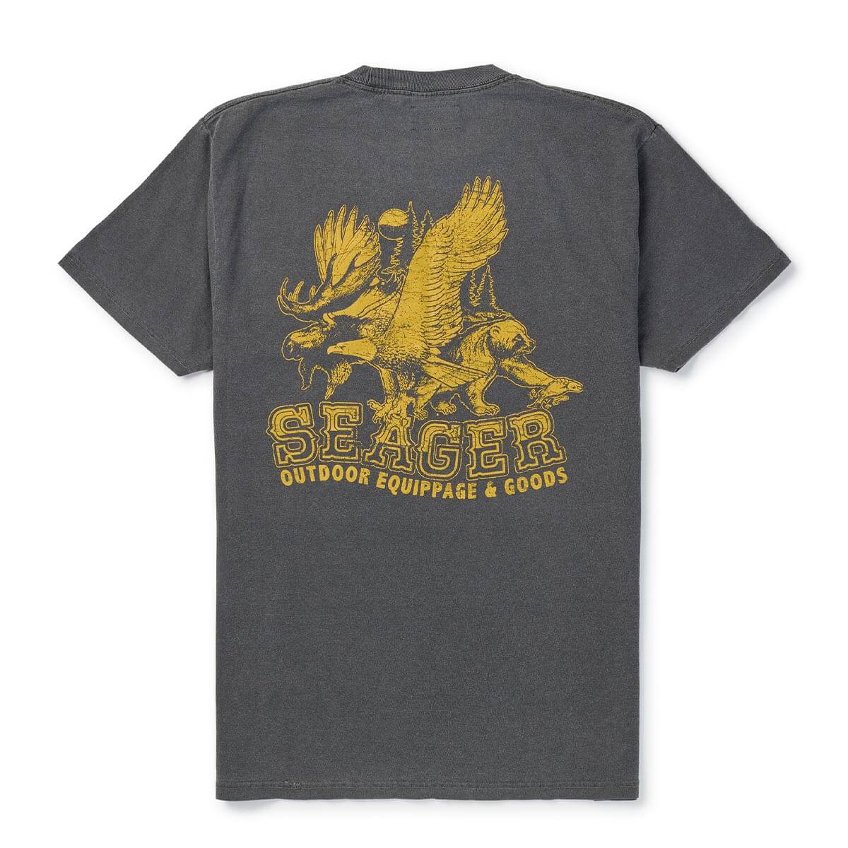 Seager Premium Reserve Pigment Black S/s Shirt