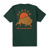 Seager Ride For The Brand Forest Green S/s Shirt