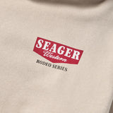 Seager Rodeo Series Ivory Hooded Sweatshirt