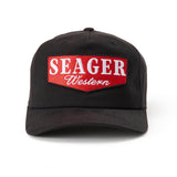 Seager Rodeo Series Black Snapback Hat