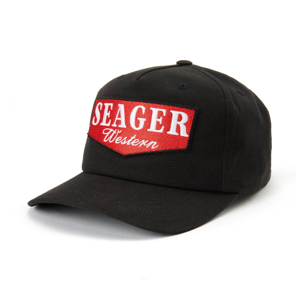 Seager Rodeo Series Black Snapback Hat