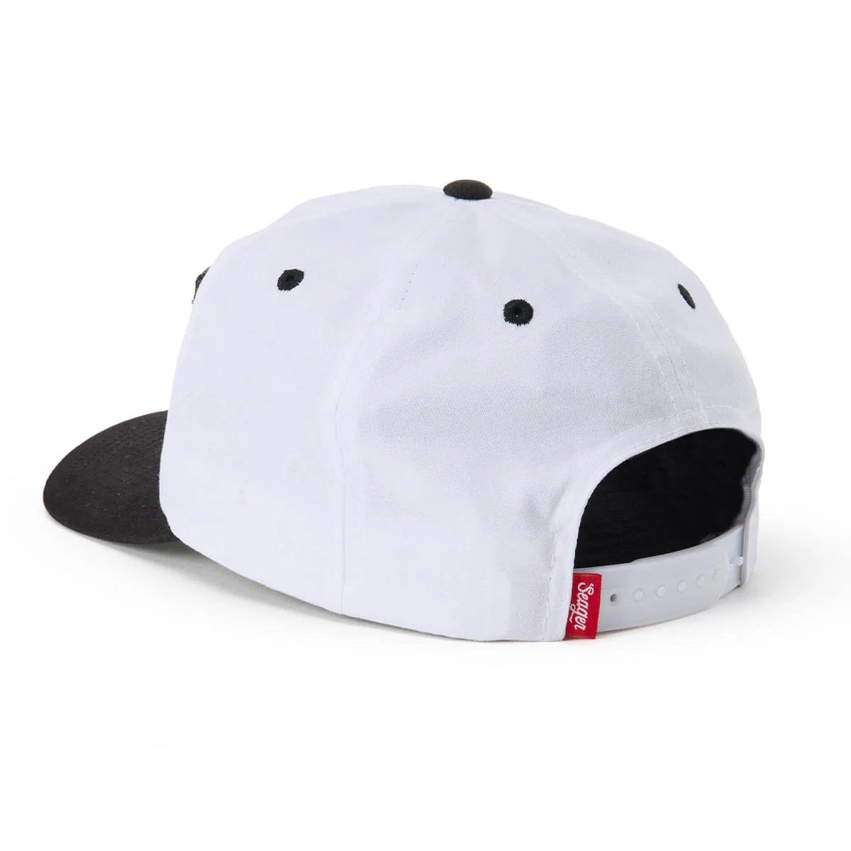 Seager Rodeo Series White/Black Snapback Hat