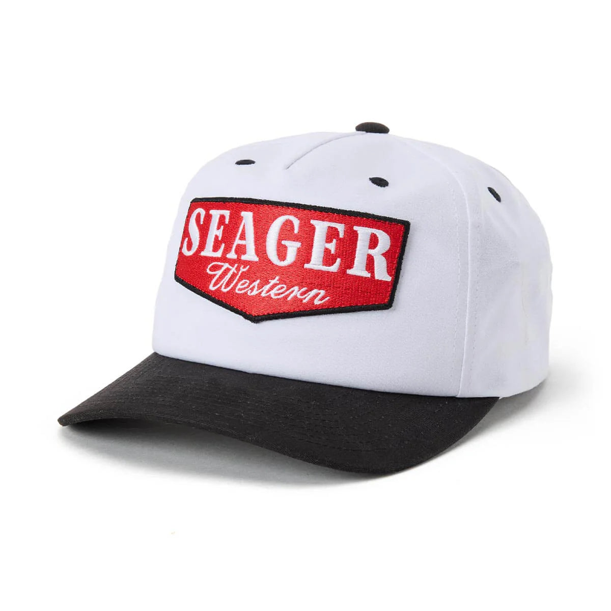 Seager Rodeo Series White/Black Snapback Hat