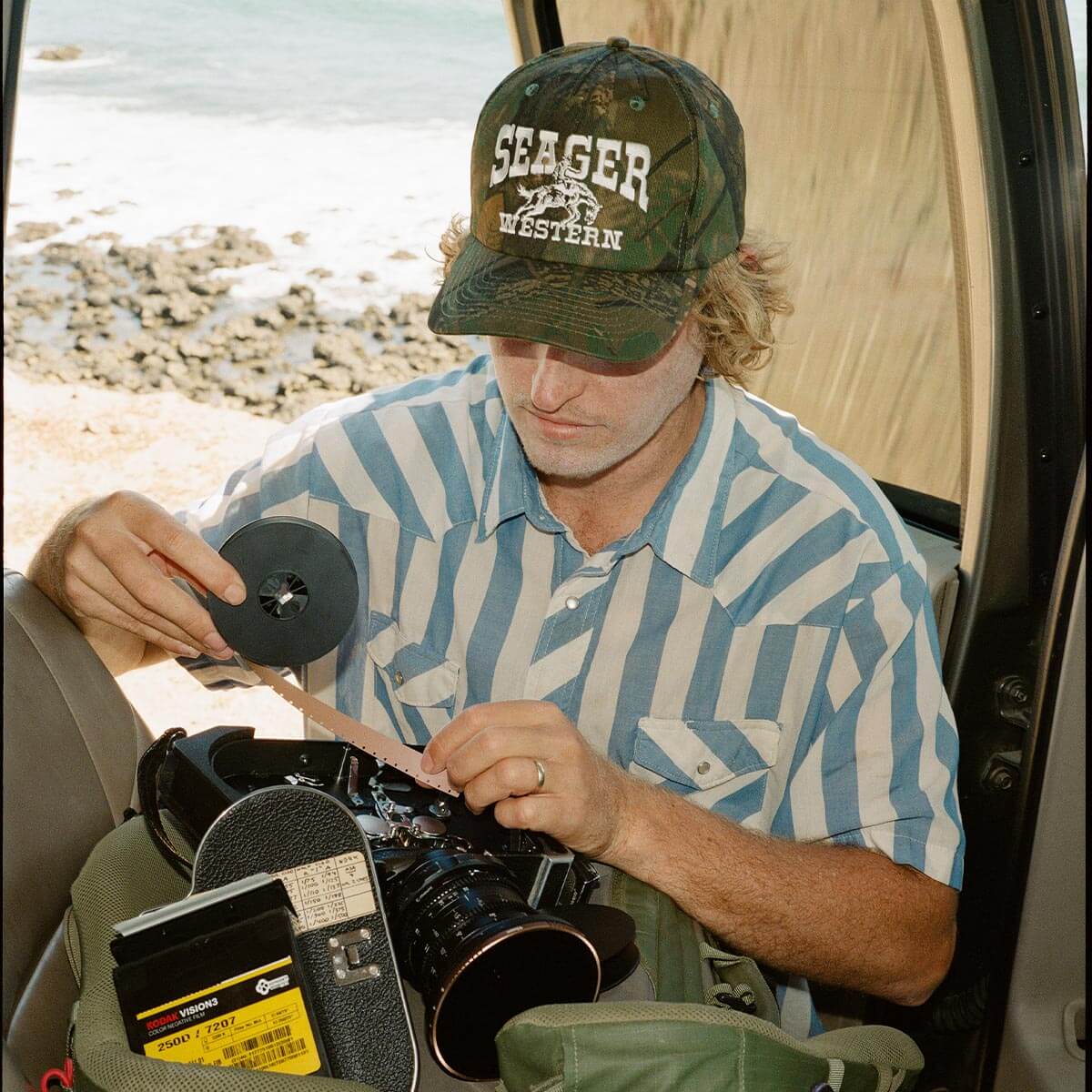 Seager Rodeo SJC Camo Snapback Hat