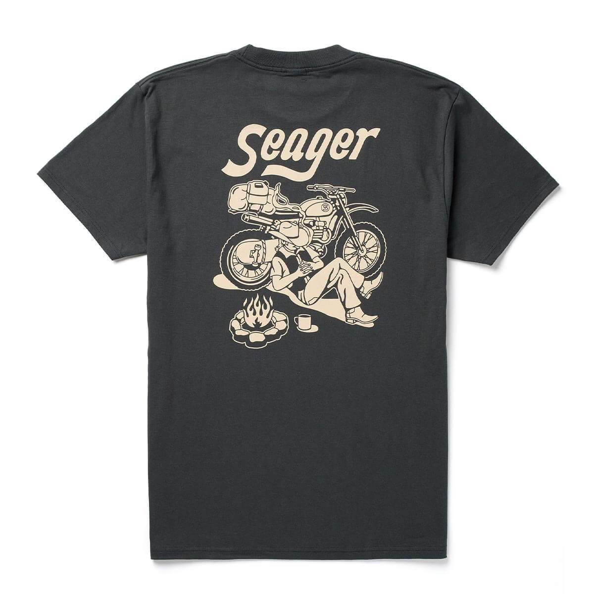 Seager Romero Vintage Black S/s Shirt