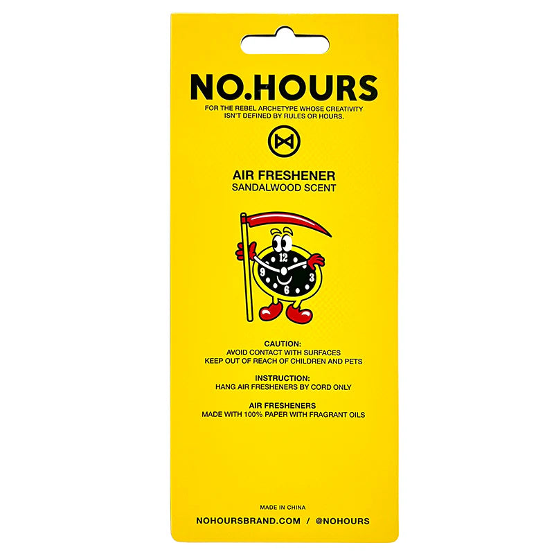 No Hours Slasher Bear Air Freshner