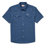 Seager El Ranchero Sky Blue Button Up S/s Shirt