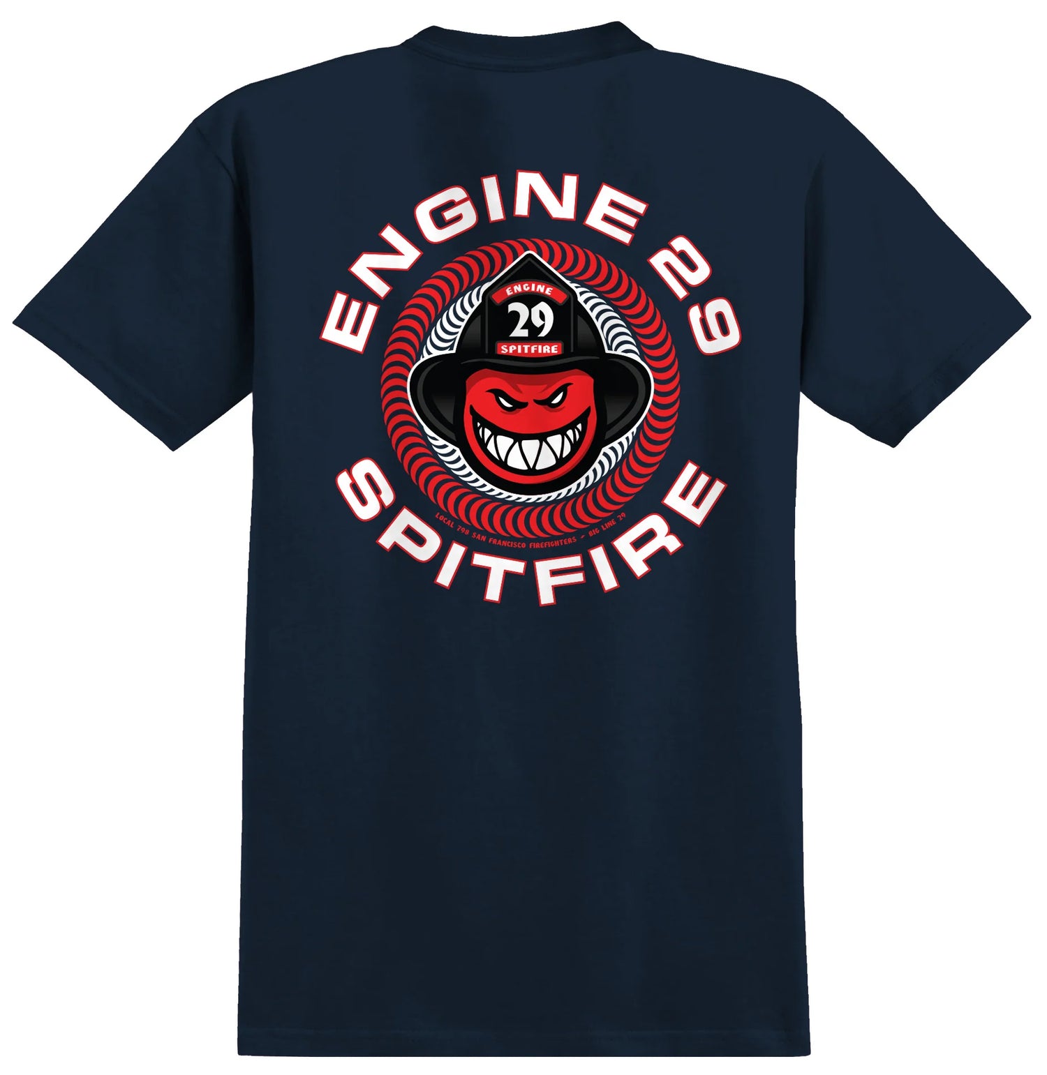 Spitfire x SFFD Engine 29 Navy S/s Shirt – Long Beach Skate Co