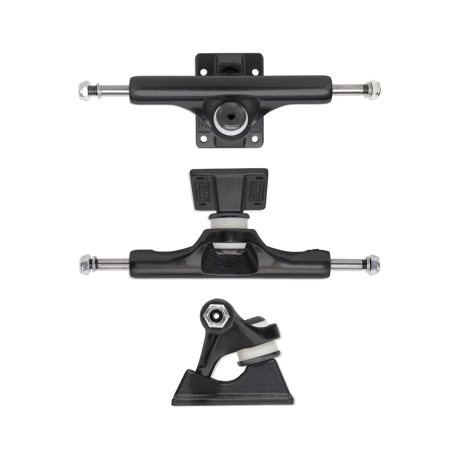 Slappy ST1 Inverted Hollow Lights Ultra Low Kingpin Matte Black Skateboard Truck