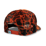 Sendero Logo Orange Camo Foam Trucker Snapback Hat