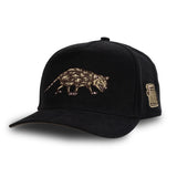 Sendero Opossum Black 5 Panel Structured Snapback Hat