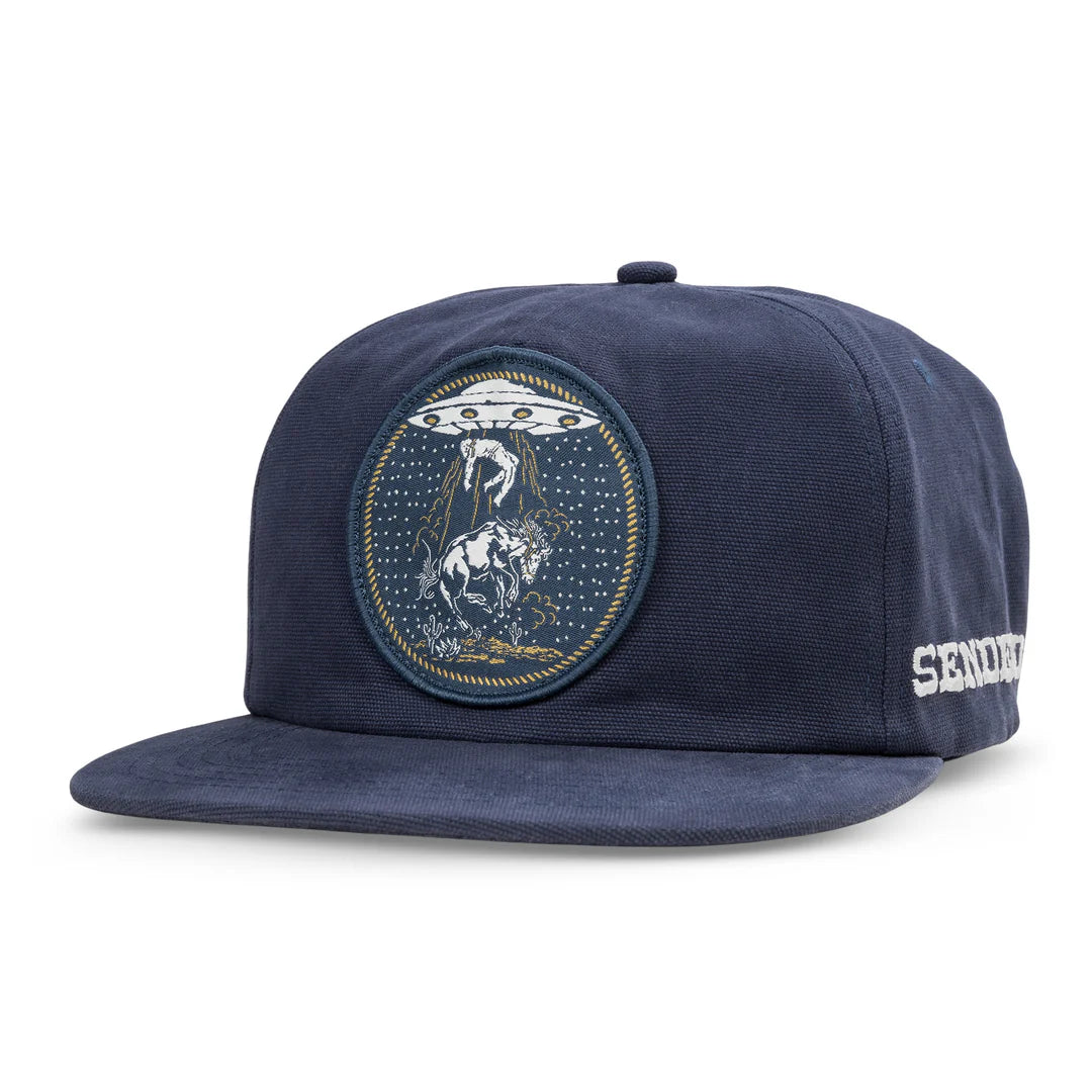 Sendero Charros & Aliens Navy Snapback Hat