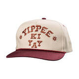 Sendero Yippee Ki Yay White 5-Panel Structured Snapback Hat