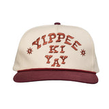Sendero Yippee Ki Yay White 5-Panel Structured Snapback Hat